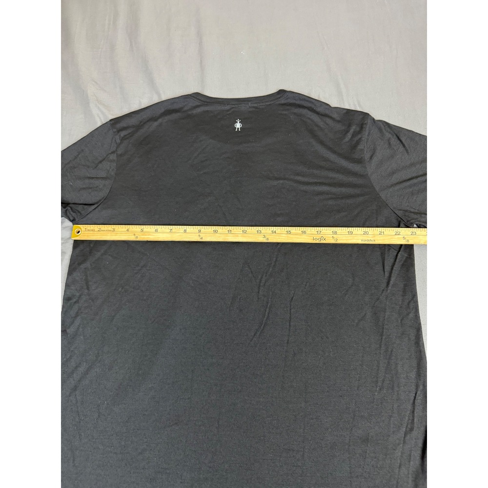 Smartwool Merino Sport 150 Mens XL Black Short Sleeve T-Shirt Company Logo - Picture 3 of 15